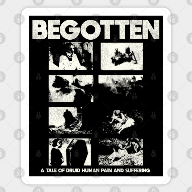 BEGOTTEN / Cult Horror Nihilism Film Sticker by darklordpug